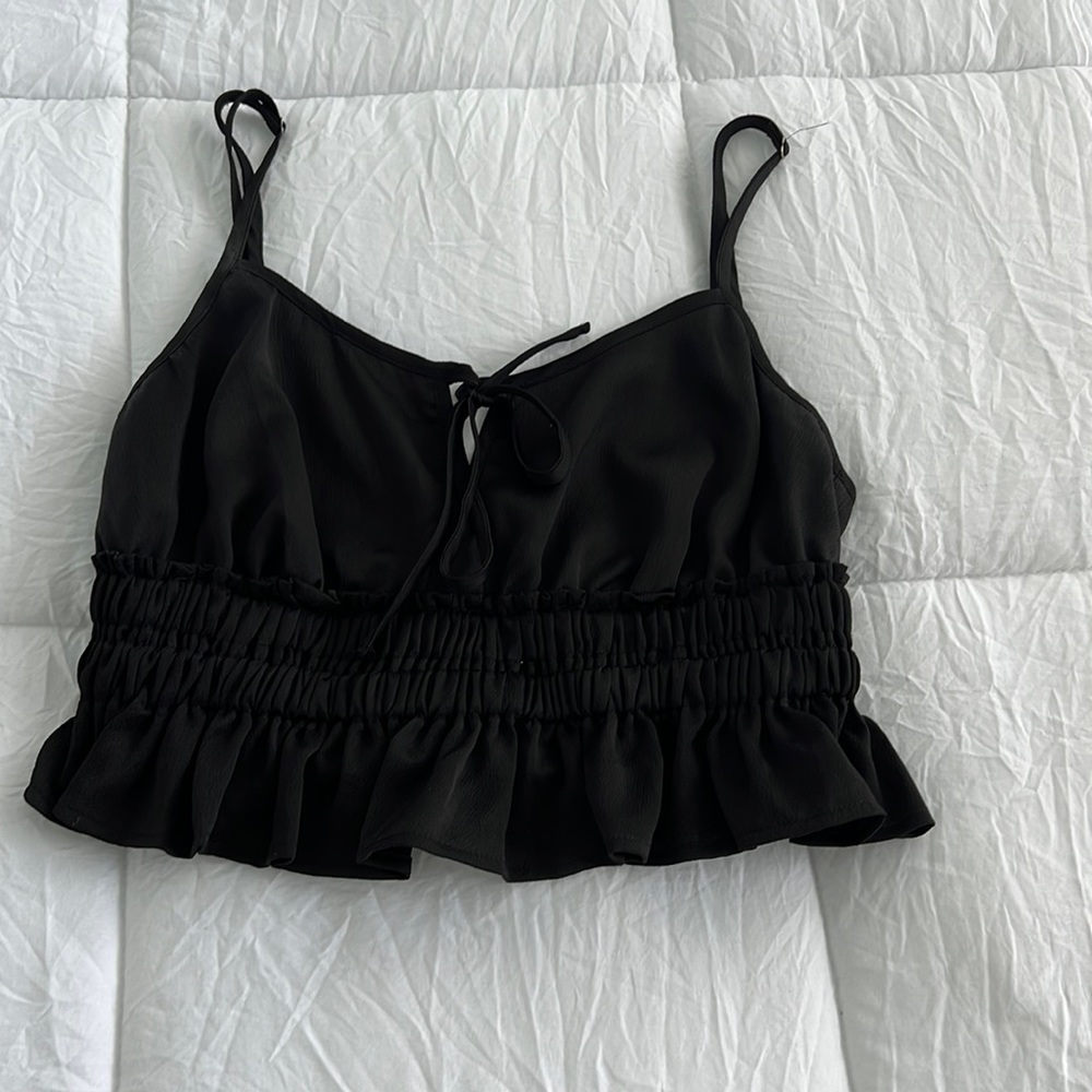 black crop top